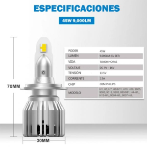 Foco Led S3MAX 9000LM variation