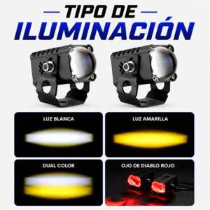 Explorador Led Dual color D7 8000LM variation