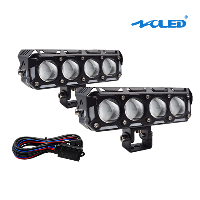 Explorador Led DRL M4R Dual Color c/ Ramal 12.400LM