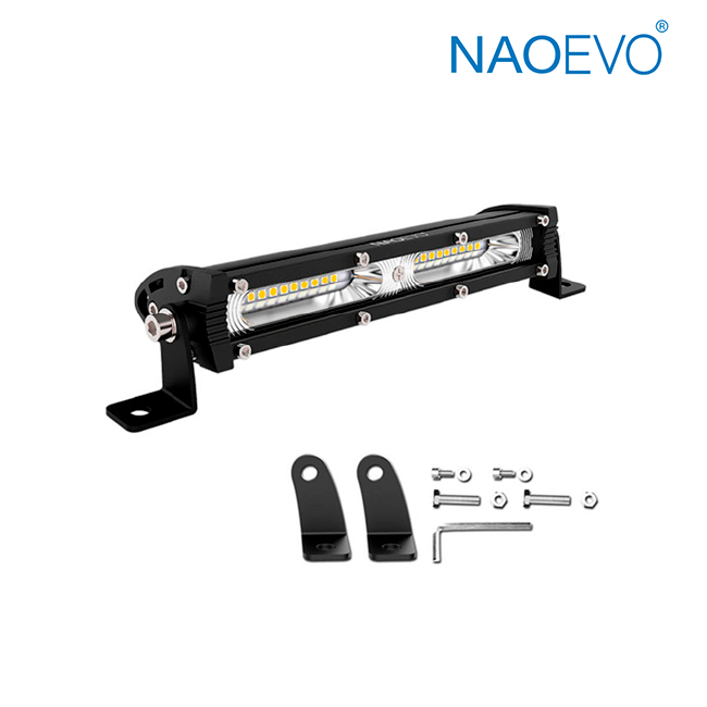 Barra LED Slim S5 7” Luz blanca 6000LM