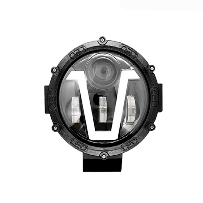 Faro Led 7″ Modelo V Sin Rejilla 5.000LM