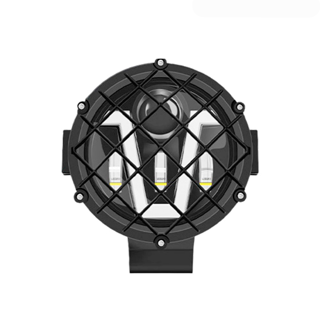 Faro Led 7″ Modelo V Con Rejilla 5.000LM