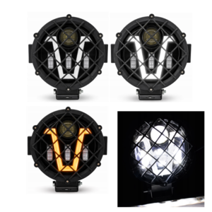 Faro Led 7″ Modelo V Con Rejilla 5.000LM variation