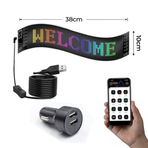 Panel Led Flexible 38x10CM Unidad Para Autos y Camionetas