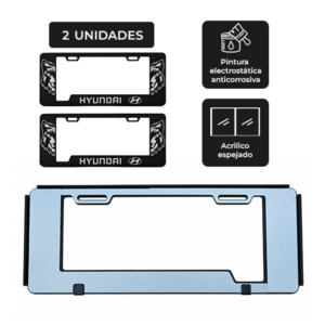 Portaplaca Hyundai Modelo Lobo variation