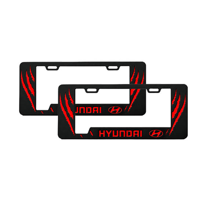 Portaplaca Hyundai Modelo Garras