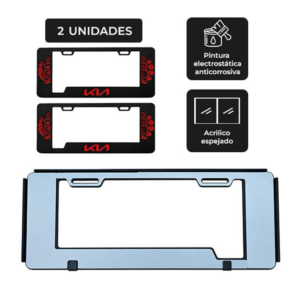 Portaplaca Kia Modelo Escudo variation