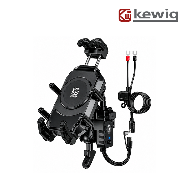 Soporte de Celular con Carga Inalámbrica para Moto (Base para Espejo) M26-A2