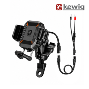 Soporte de Celular con Carga Inalámbrica para Moto (Base para Espejo) M33-A2