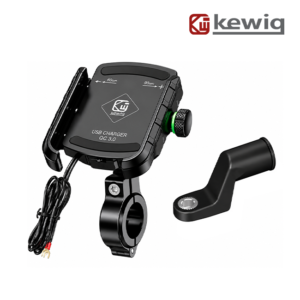 Soporte de Celular con Carga Inalámbrica para Moto (Base para Manillar y Espejo) M8C