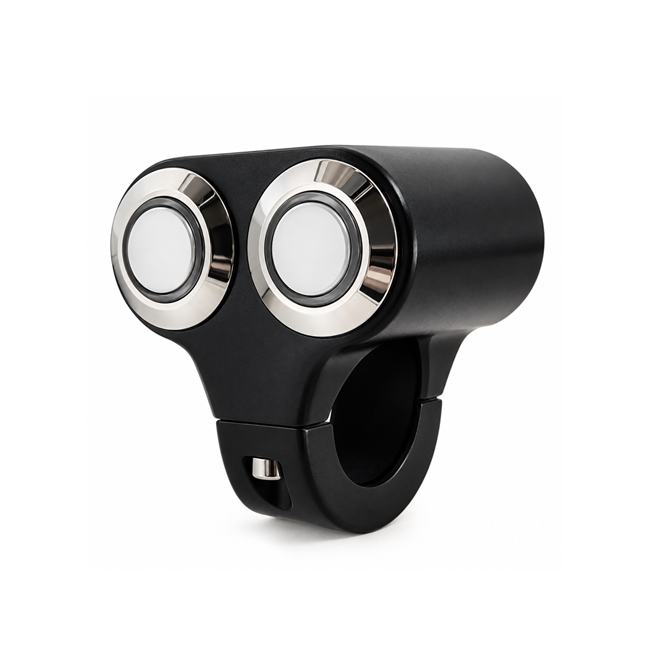 Interruptor Switch Aluminio 2 Botones para Moto