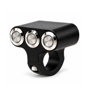 Interruptor Switch Aluminio 3 Botones para Moto