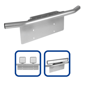 Soporte Universal Porta Faros Neblineros Cromado variation