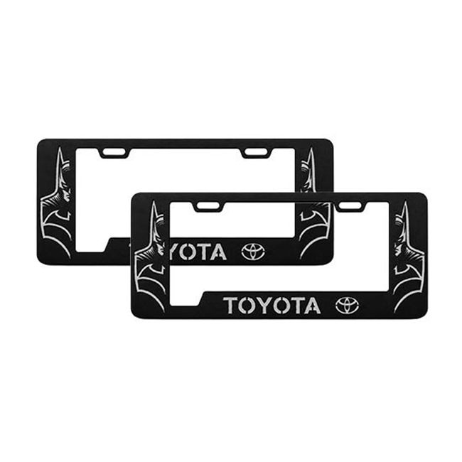 Portaplaca Toyota Modelo Batman