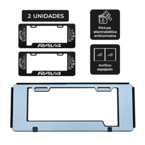 Portaplaca Toyota Rav4 Modelo Escudo variation