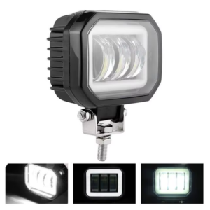Explorador Led 4″ Cuadrado Aureola Blanca variation
