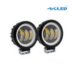 Explorador Led 4″ Redondo Aureola Blanca