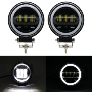 Explorador Led 4″ Redondo Aureola Blanca variation